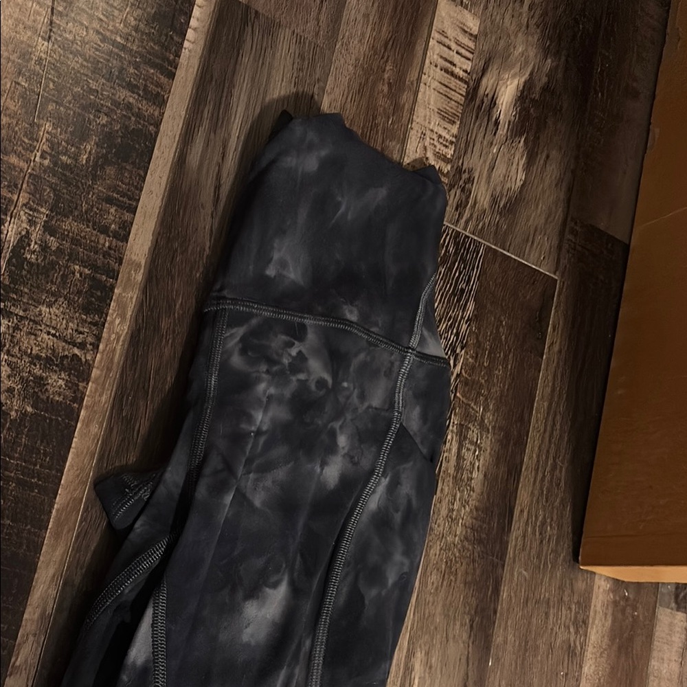 Lululemon Black Tie-Dye Leggings